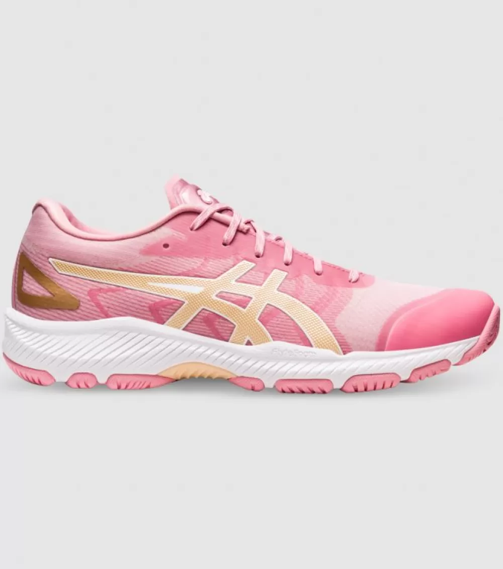 Outlet Asics Netburner Professional Ff 3 Womens Netball Shoes Fruit Punch Champagne