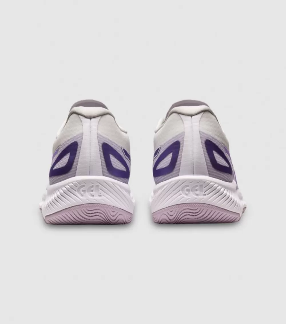 Flash Sale Asics Netburner Professional Ff 3 Womens Netball Shoes White Digital Violet