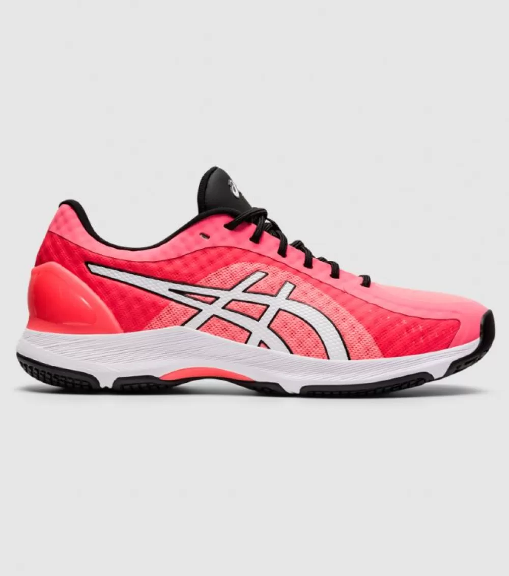 Fashion Asics Netburner Super Ff Womens Netball Shoes Blazing Coral White