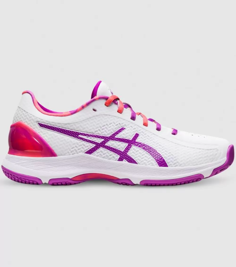 Store Asics Netburner Super Ff Womens Netball Shoes White Orchid