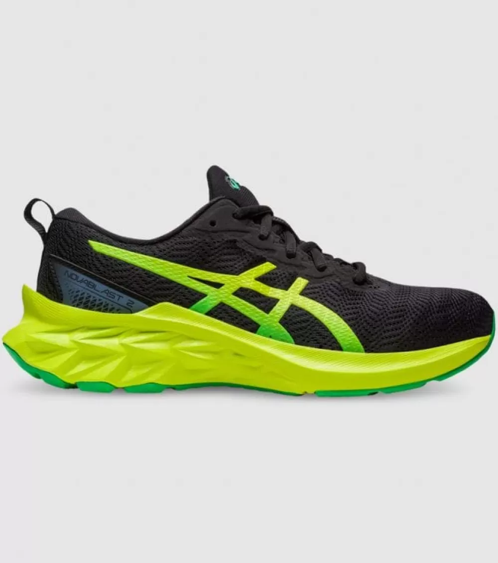 Flash Sale Asics Novablast 2 (Gs) Kids Black Lime Zest