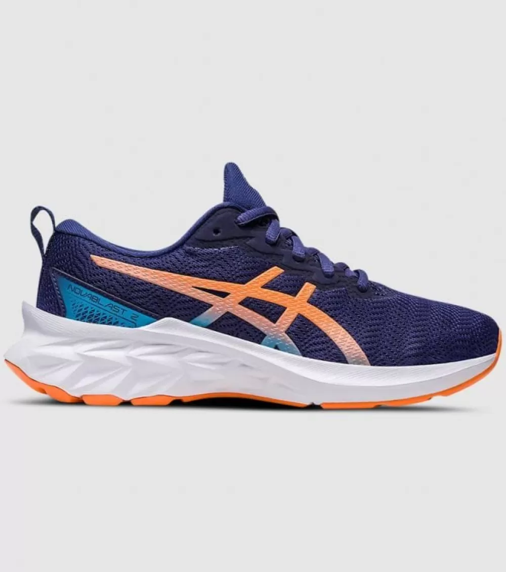 Shop Asics Novablast 2 (Gs) Kids Indigo Blue Sun Peach