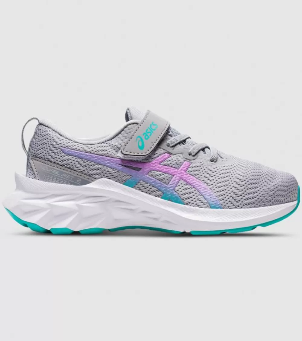 Cheap Asics Novablast 2 (Ps) Kids Piedmont Grey Lavender Glow