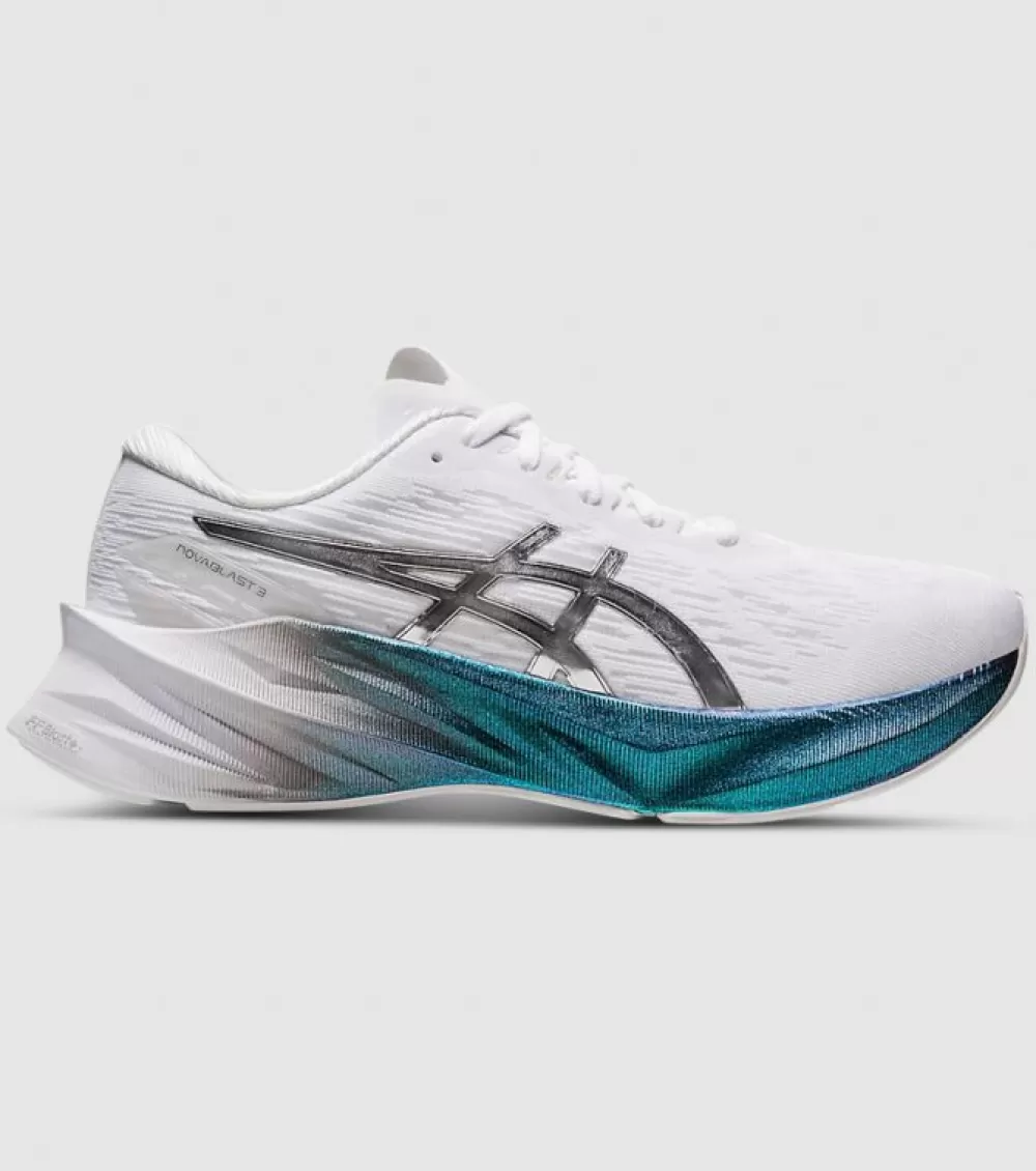 Hot Asics Novablast 3 Platinum Womens White Pure Silver