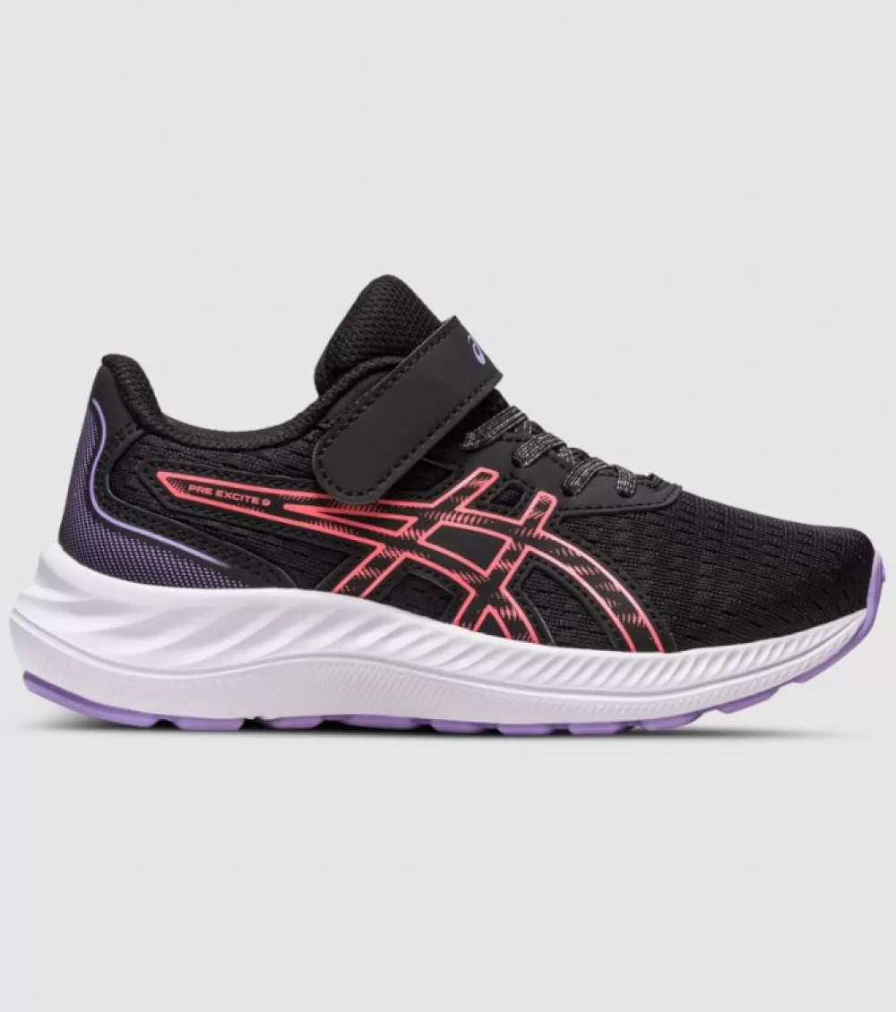 Hot Asics Pre-Excite 9 (Ps) Kids Black Papaya