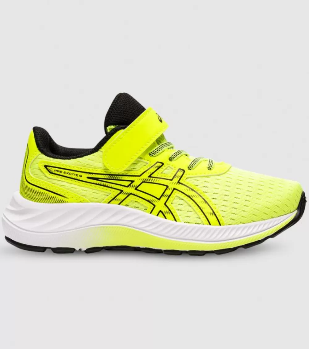 Online Asics Pre-Excite 9 (Ps) Kids Safety Yellow Black