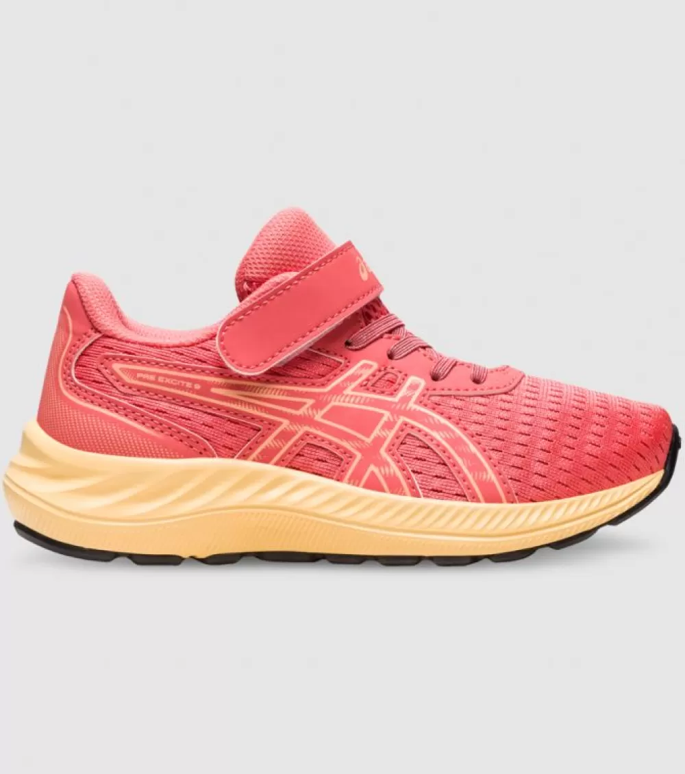 Cheap Asics Pre-Excite 9 (Ps) Kids Papaya Summer Dune