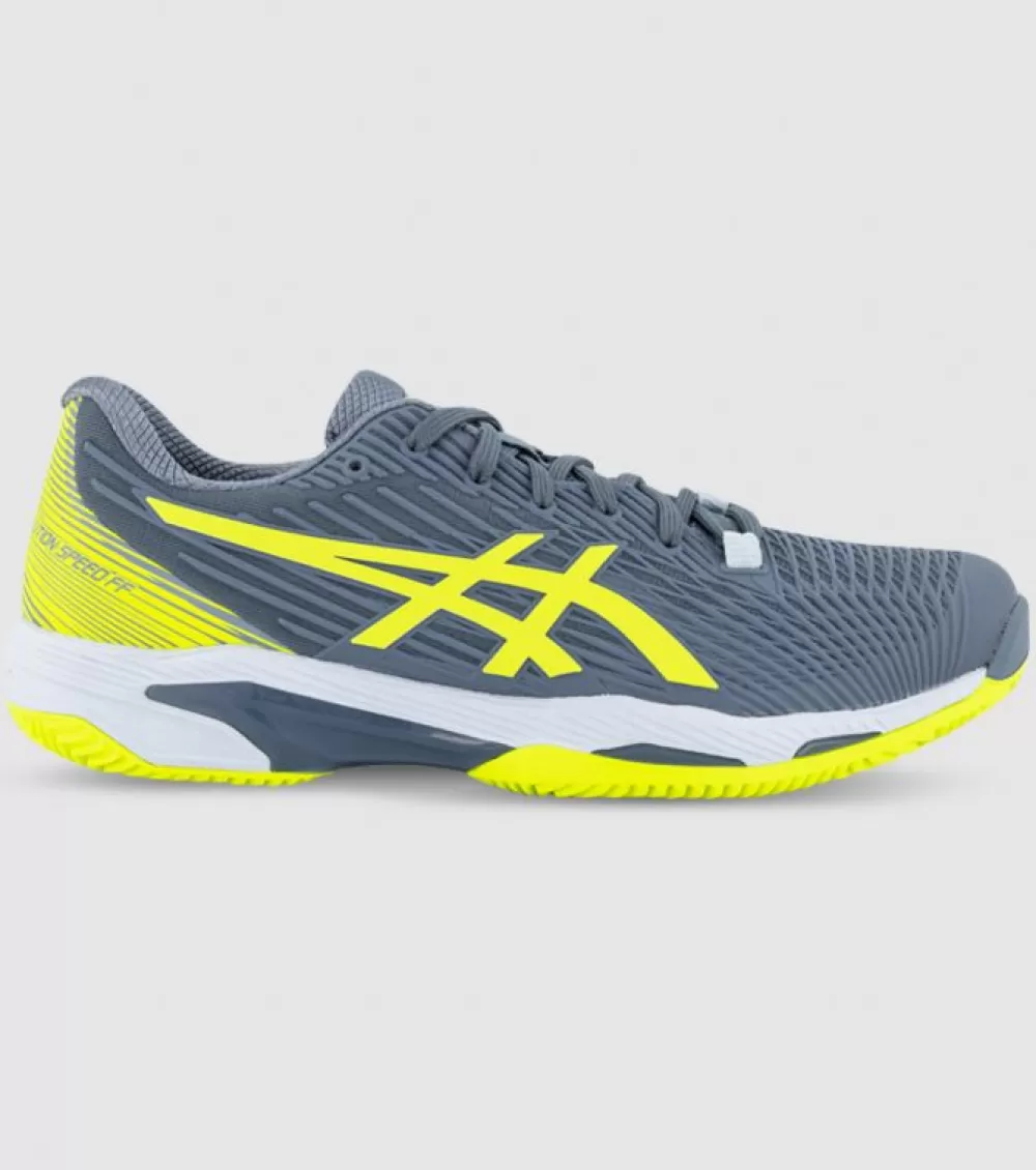 Best Sale Asics Solution Speed Ff 2 (Hardcourt) Mens Tennis Shoes Steel Blue Hazard Green