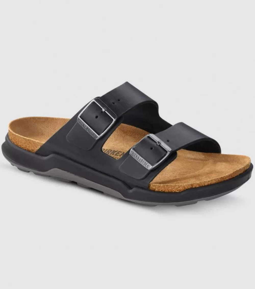 Hot Birkenstock Arizona Oiled Leather Mens Black