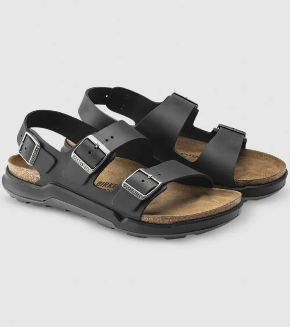 Discount Birkenstock Milano Unisex Oiled Black