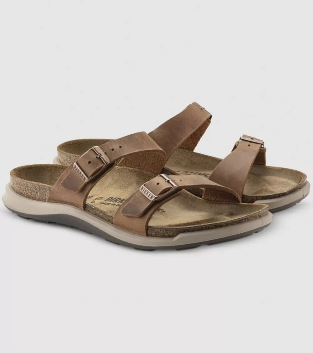 New Birkenstock Sierra Cross Town (Narrow) Womens Ginger Brown