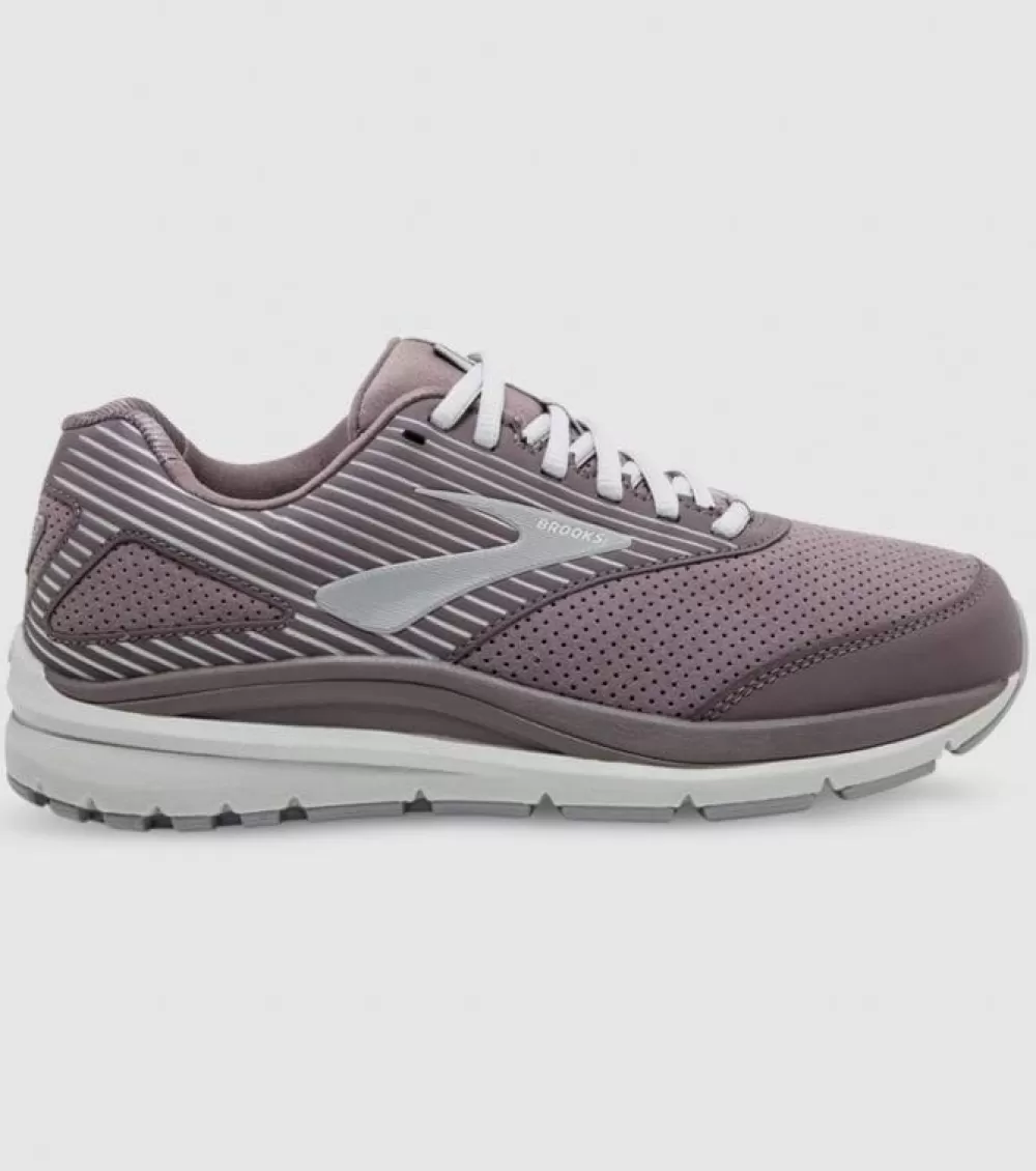 Best Brooks Addiction Walker Suede 2 (D Wide) Womens Shark Alloy Oyster