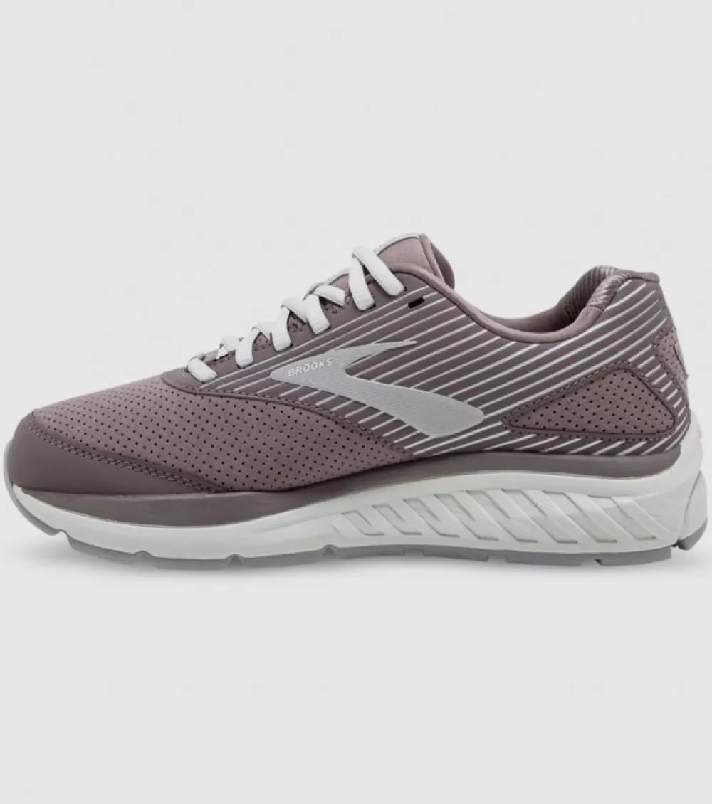 Best Brooks Addiction Walker Suede 2 (D Wide) Womens Shark Alloy Oyster