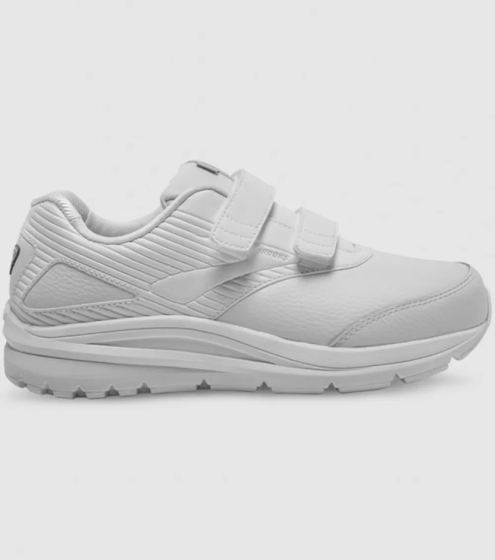 Shop Brooks Addiction Walker Velcro 2 (D Wide) Womens White White