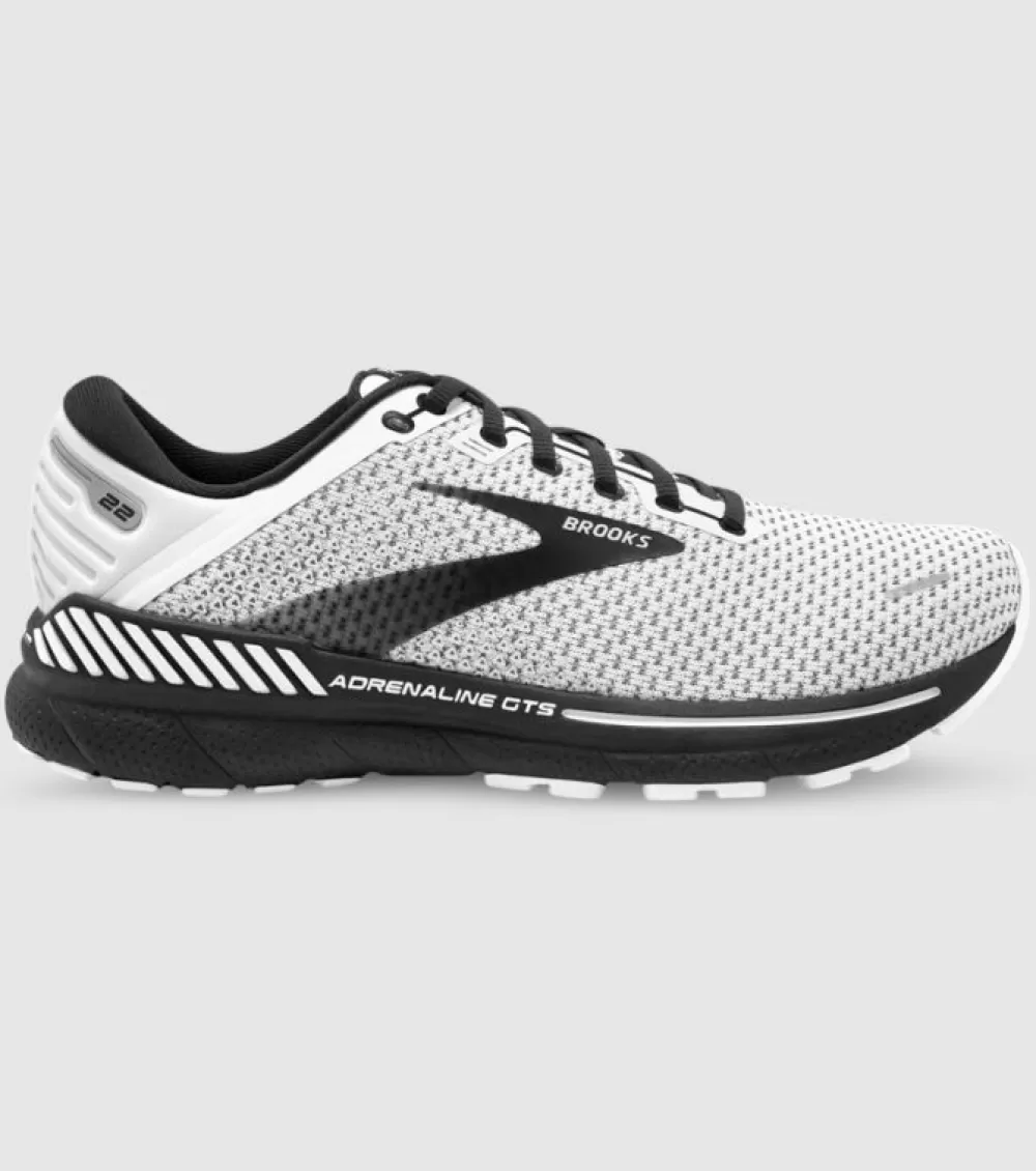 Online Brooks Adrenaline Gts 22 (2E Wide) Mens White Grey Black