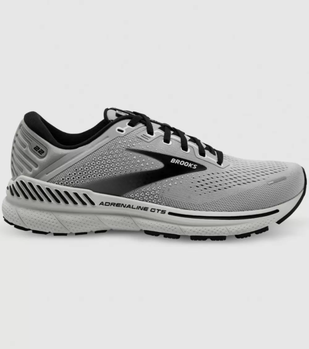 Outlet Brooks Adrenaline Gts 22 (B Narrow) Mens Alloy Grey Black