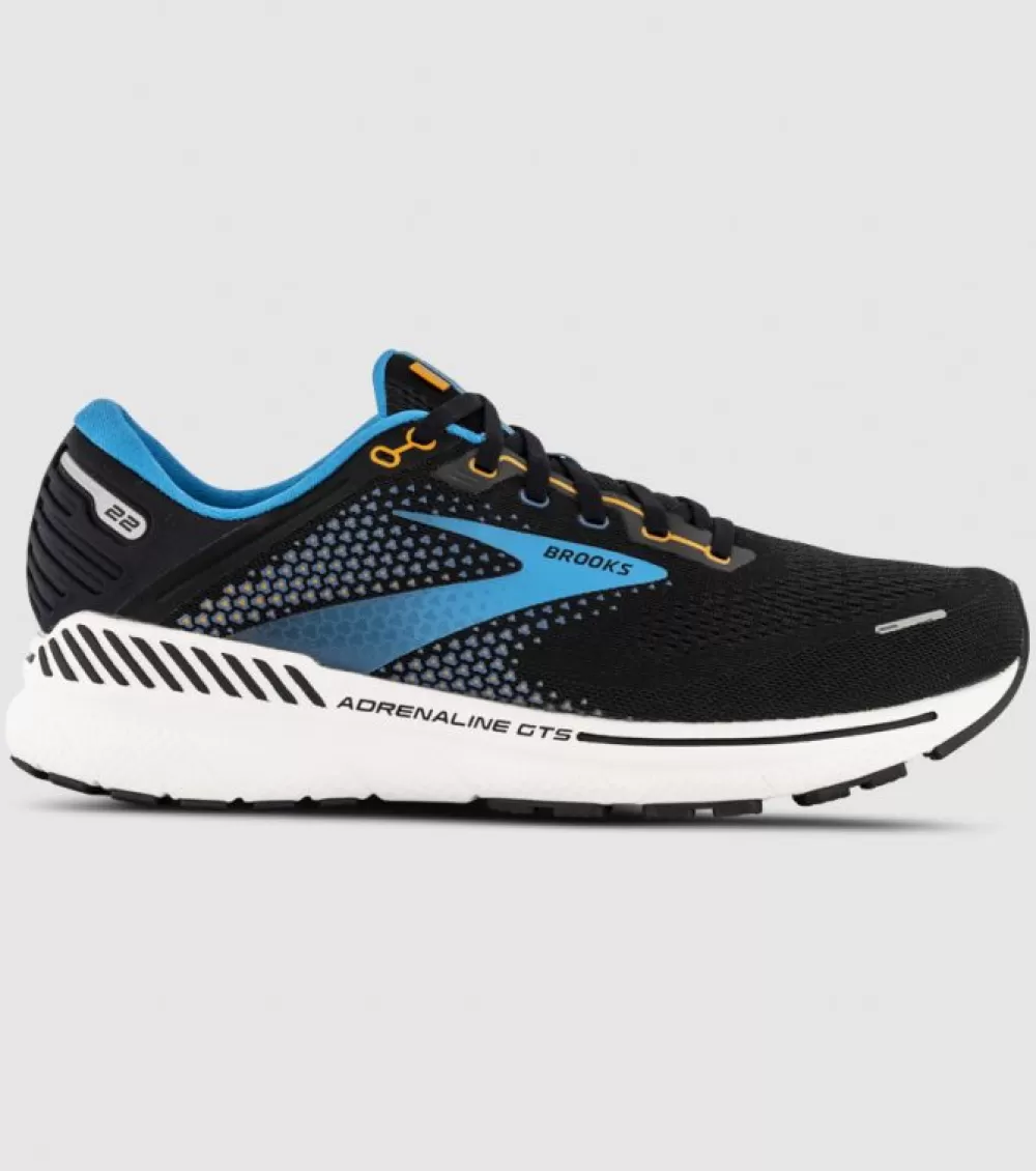 Store Brooks Adrenaline Gts 22 Mens Black Blue Orange