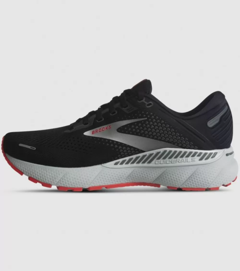 Best Brooks Adrenaline Gts 22 Mens Black Grey Red