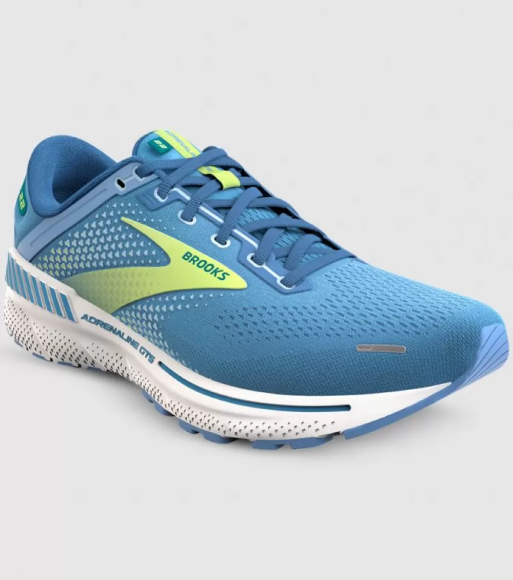 Cheap Brooks Adrenaline Gts 22 Womens Silver Lake Blue Green