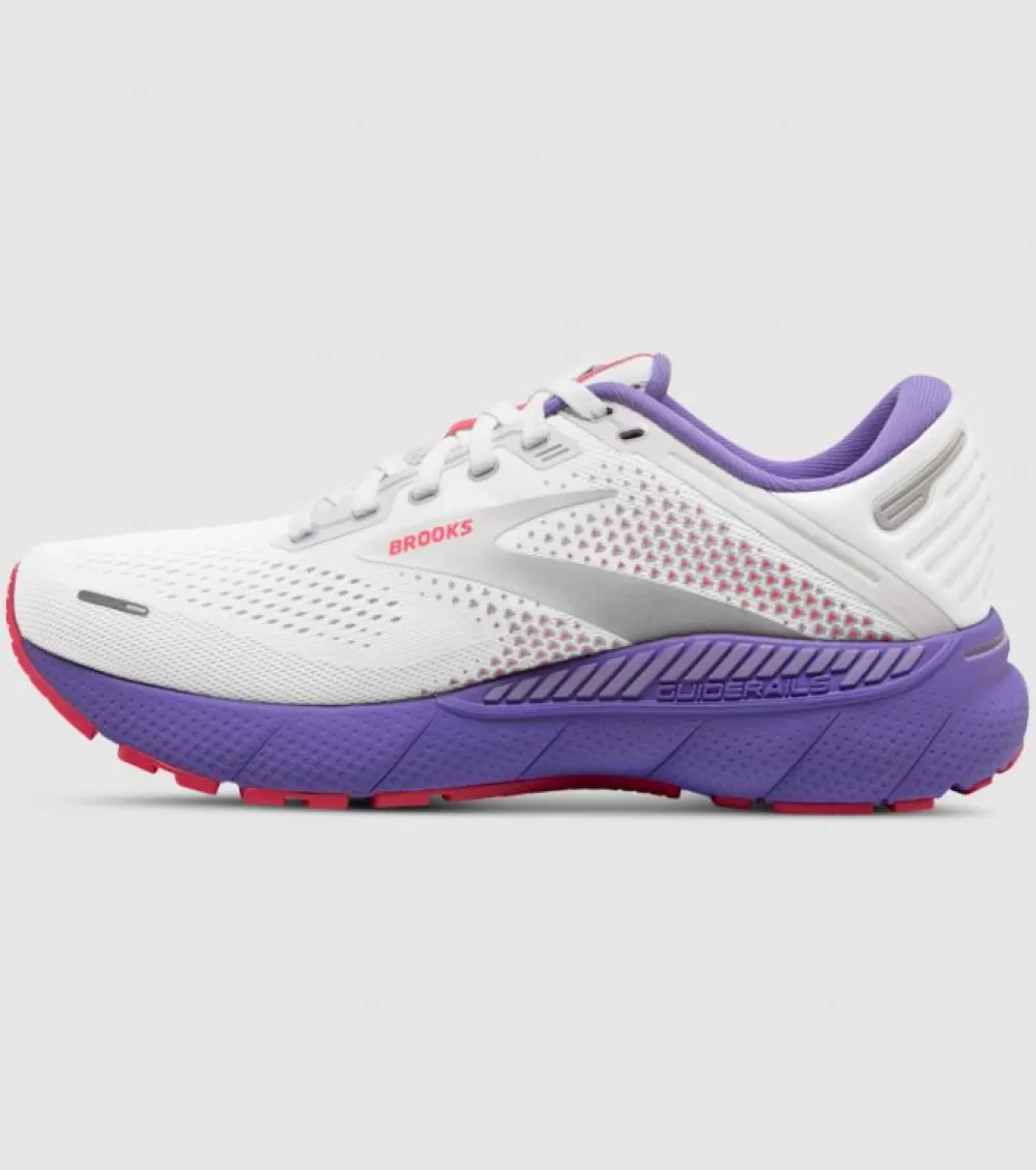 Cheap Brooks Adrenaline Gts 22 Womens White Coral Purple