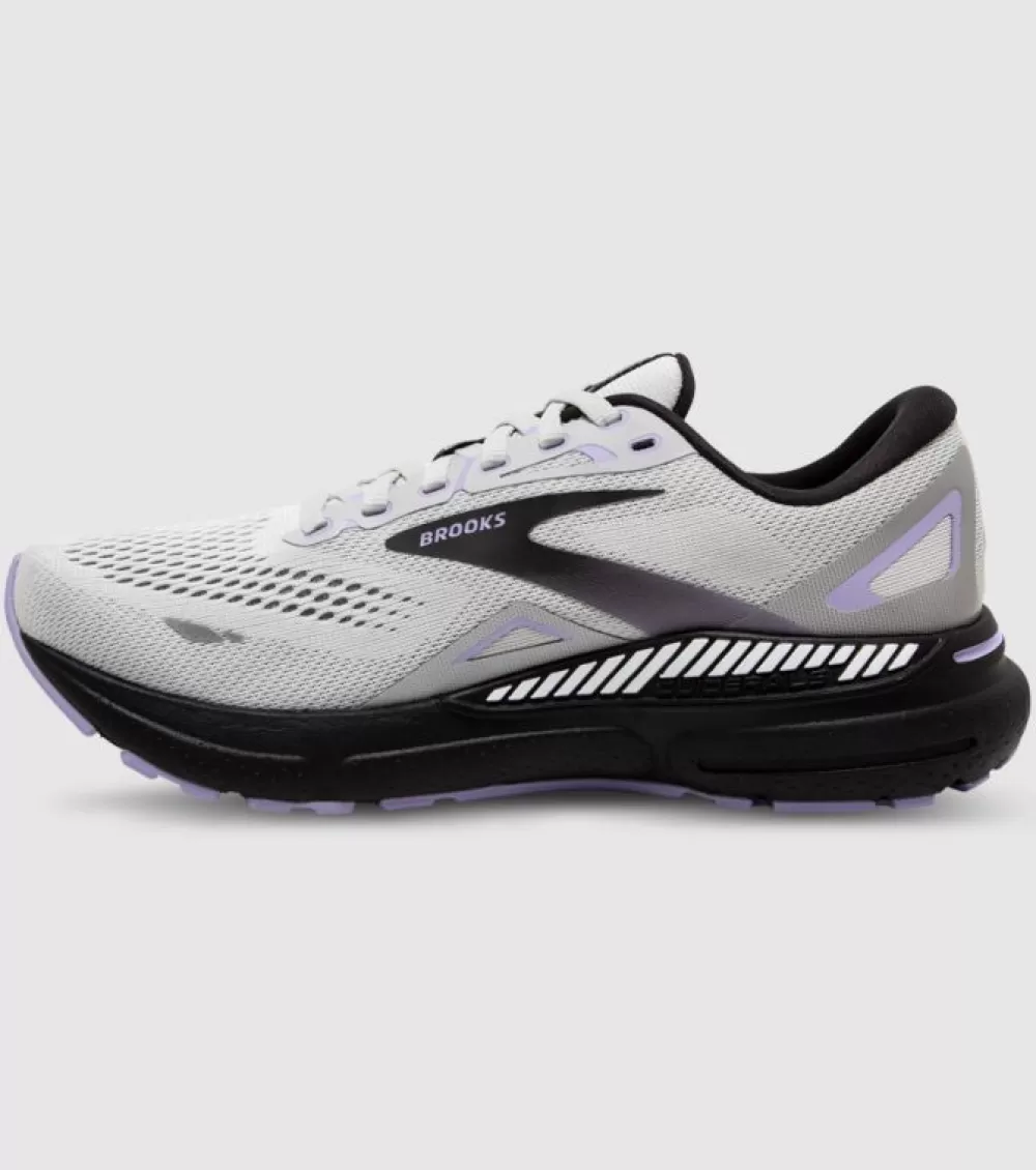 Cheap Brooks Adrenaline Gts 23 (2A Narrow) Womens Grey Black Purple