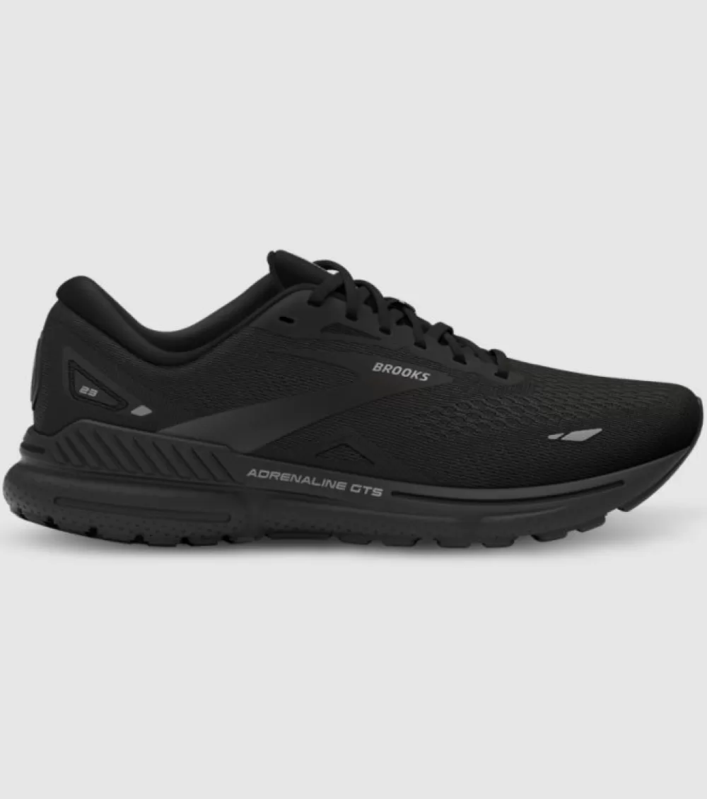 Shop Brooks Adrenaline Gts 23 (D Wide) Womens Black Black Ebony