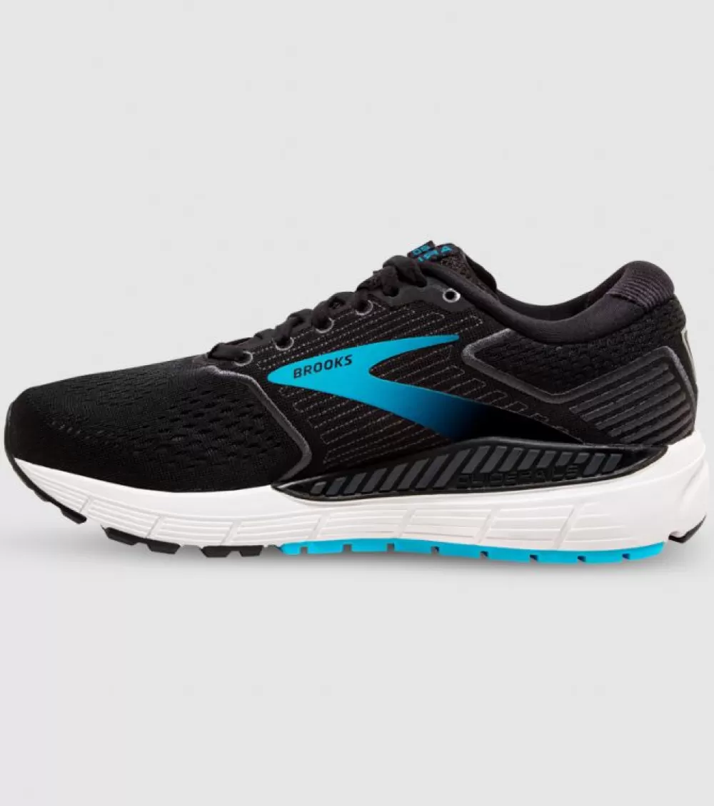 Best Sale Brooks Ariel 20 (2E X-Wide) Womens Black Ebony Blue