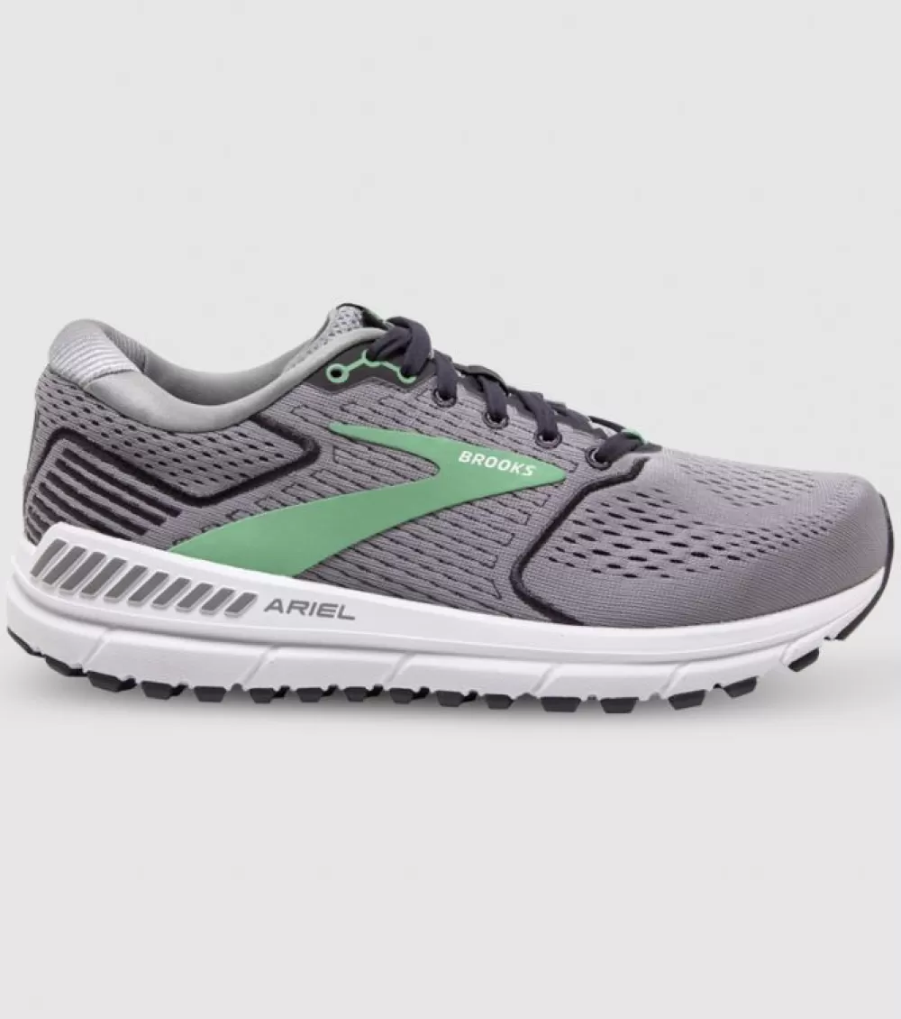 Cheap Brooks Ariel 20 (D Wide) Womens Alloy Black Pearl Green