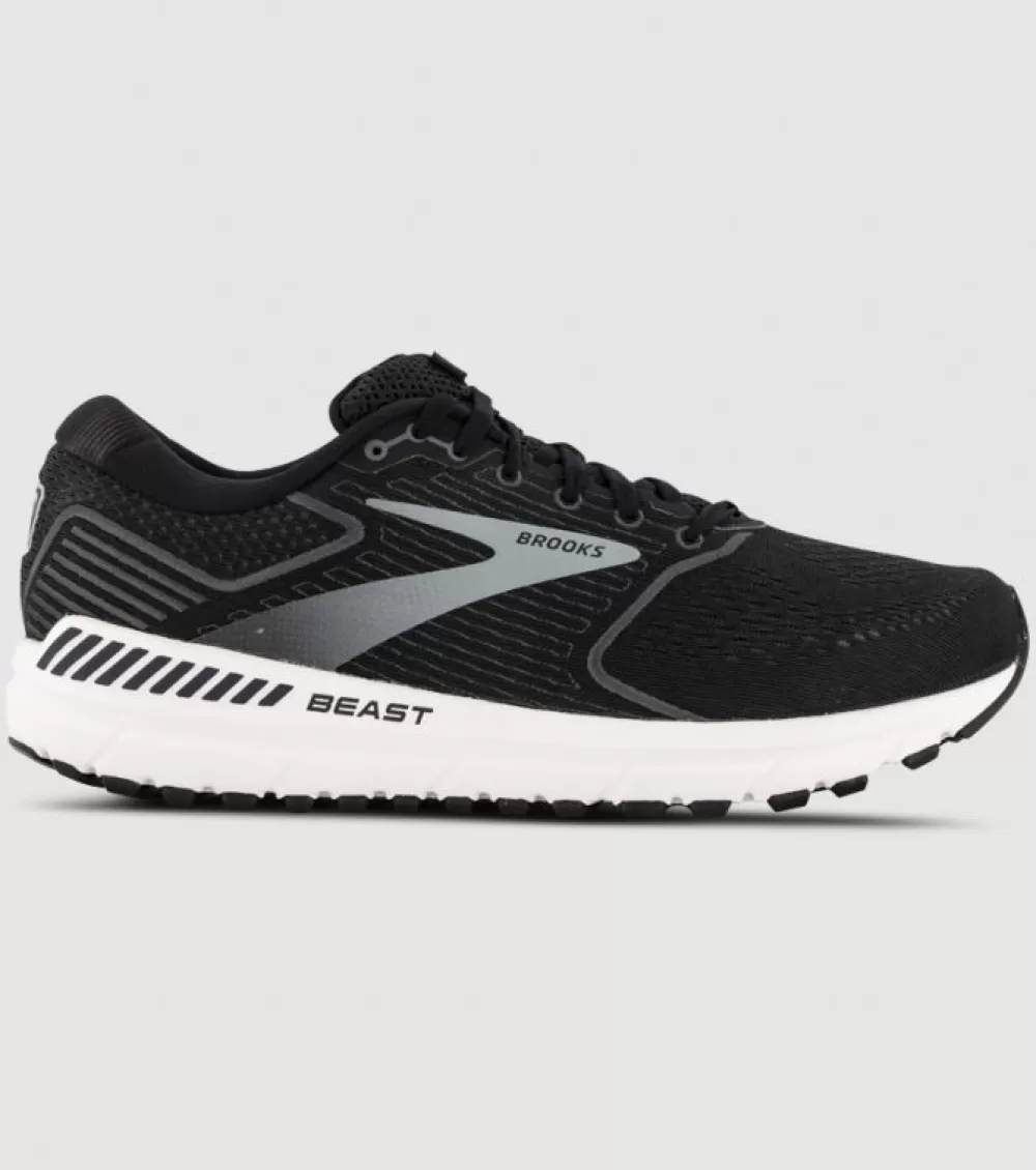 Discount Brooks Beast 20 (2E Wide) Mens Black Ebony Grey