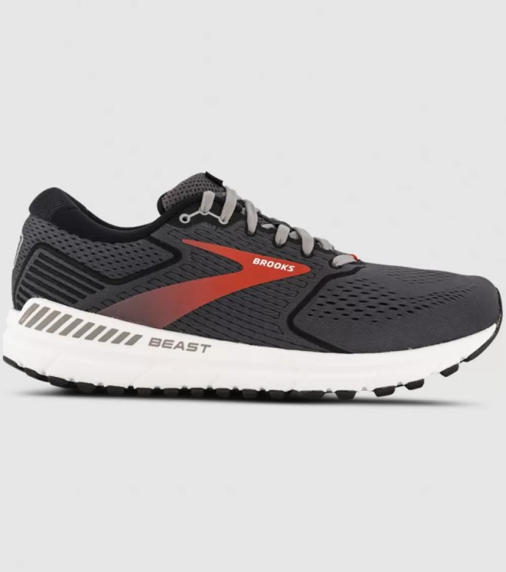 Flash Sale Brooks Beast 20 (2E Wide) Mens Black Pearl Black Red