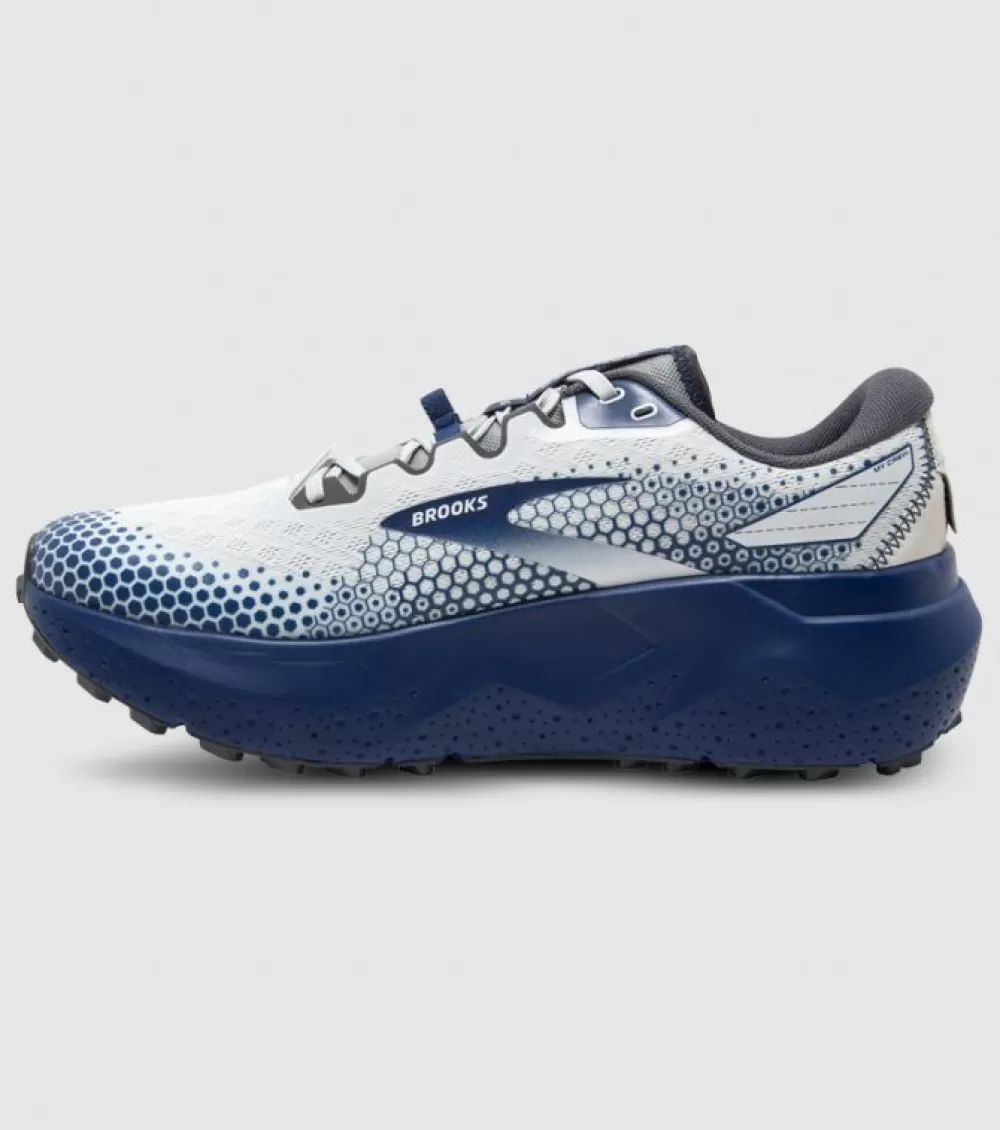 Cheap Brooks Caldera 6 Mens Oyster Blue Pearl