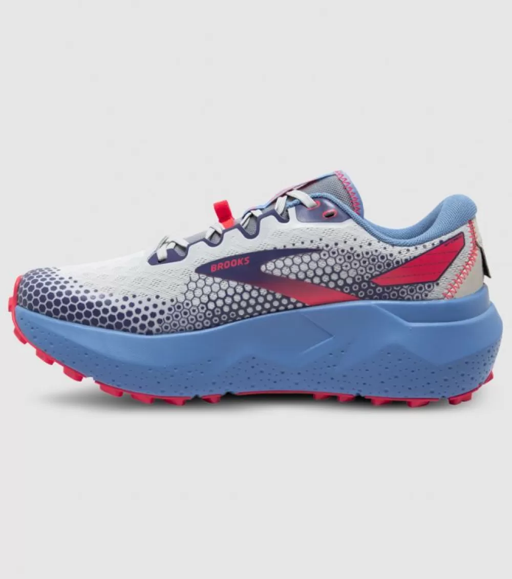 Sale Brooks Caldera 6 Womens Oyster Blissful Blue Pink