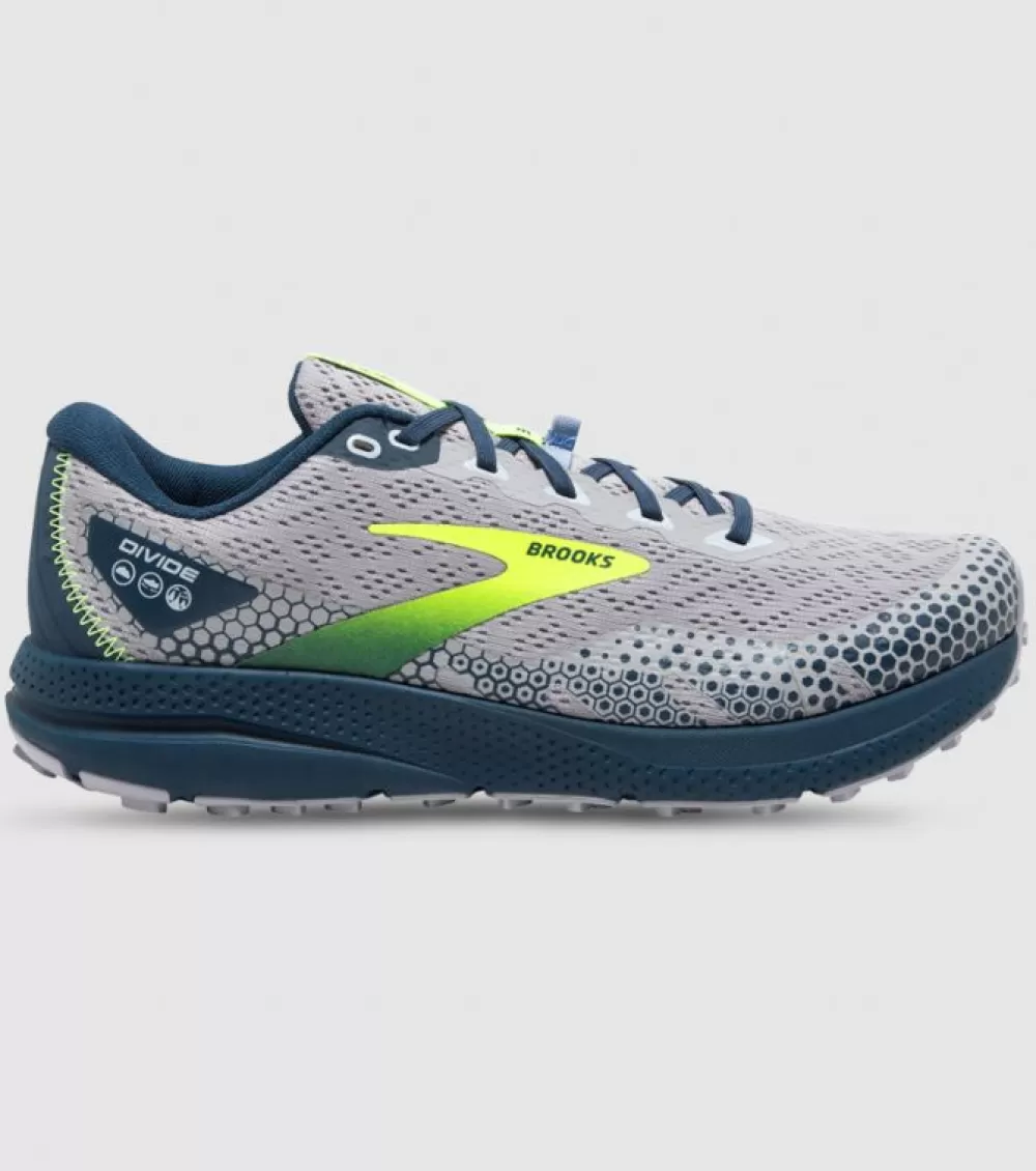 Clearance Brooks Divide 3 Mens Alloy Titan Nightlife