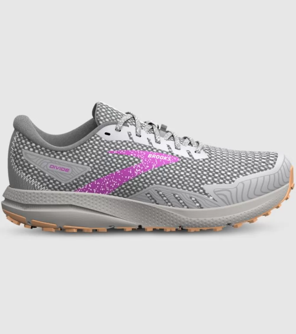 Flash Sale Brooks Divide 4 Womens Oyster Black Pearl Violet