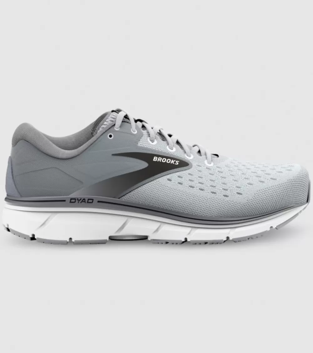 Best Sale Brooks Dyad 11 (2E Wide) Mens Grey Black White