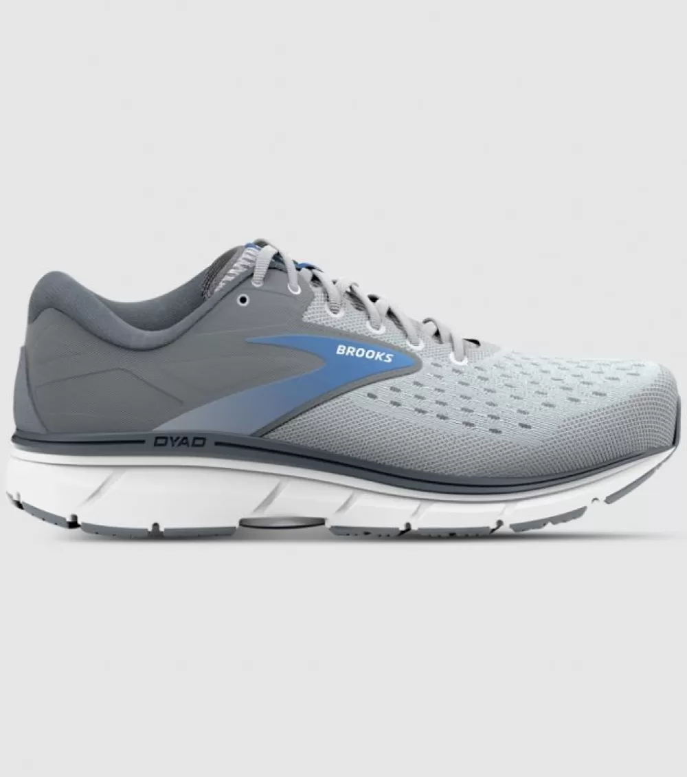 Clearance Brooks Dyad 11 (D Wide) Womens Grey White Blue