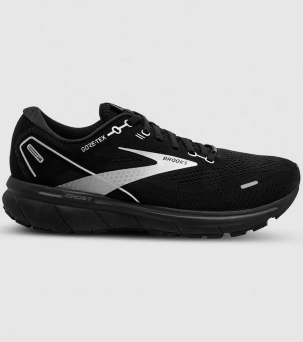 Online Brooks Ghost 14 Gore-Tex Mens Black Black Ebony