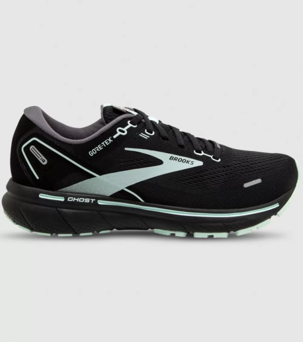 Clearance Brooks Ghost 14 Gore-Tex Womens Black Pearl Blackened