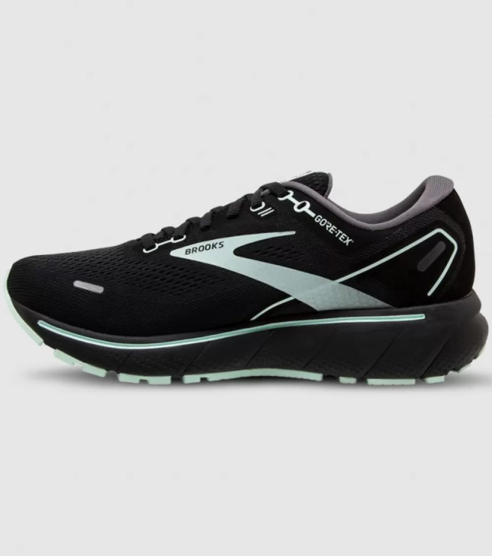 Clearance Brooks Ghost 14 Gore-Tex Womens Black Pearl Blackened