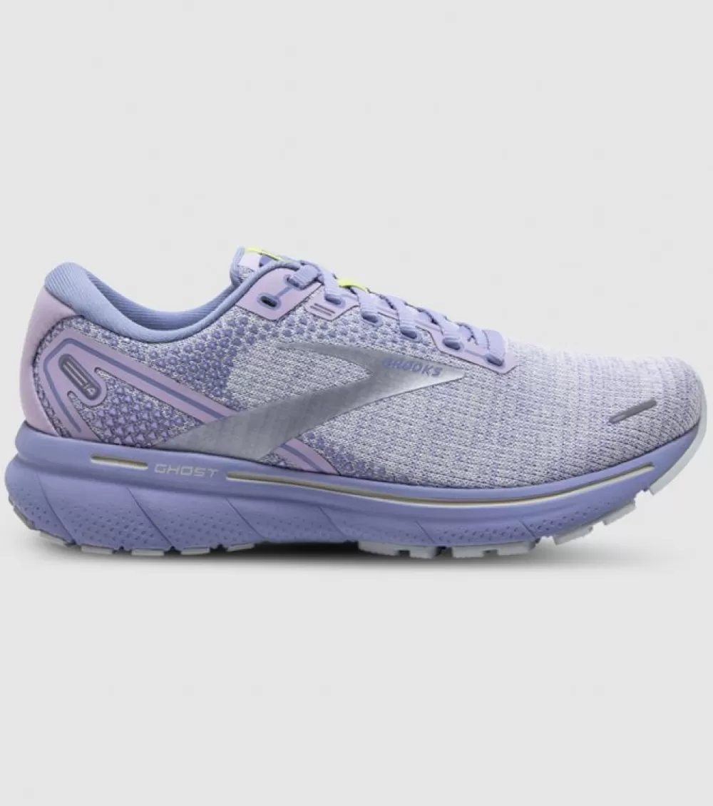 Shop Brooks Ghost 14 Womens Mu Lilac Purple Lime