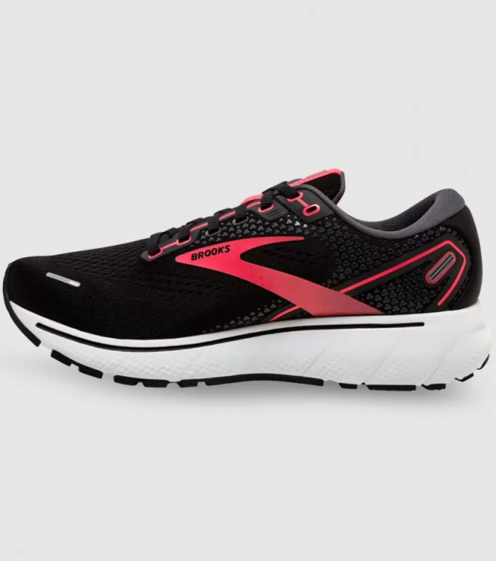 Flash Sale Brooks Ghost 14 Womens Black Coral White