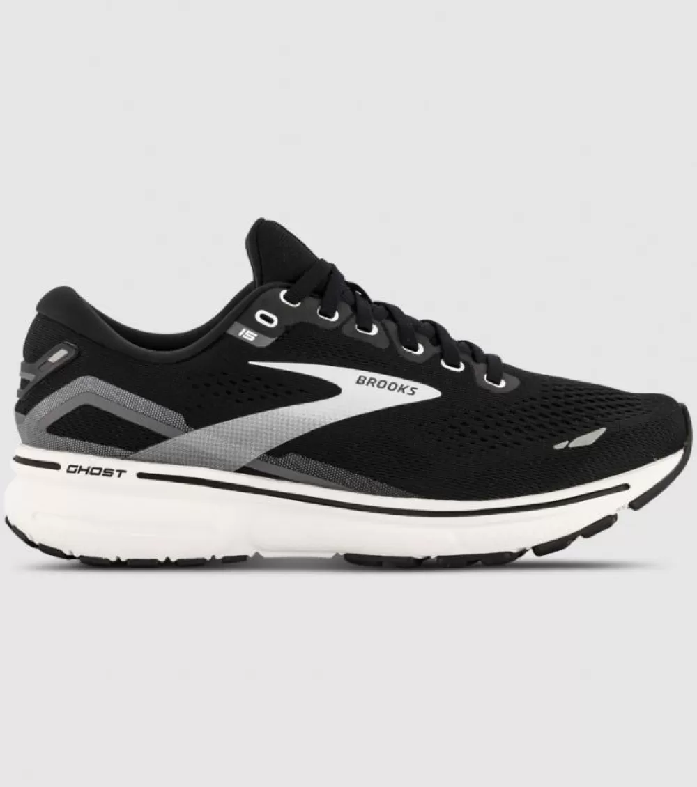 Best Sale Brooks Ghost 15 (D Wide) Womens Black White