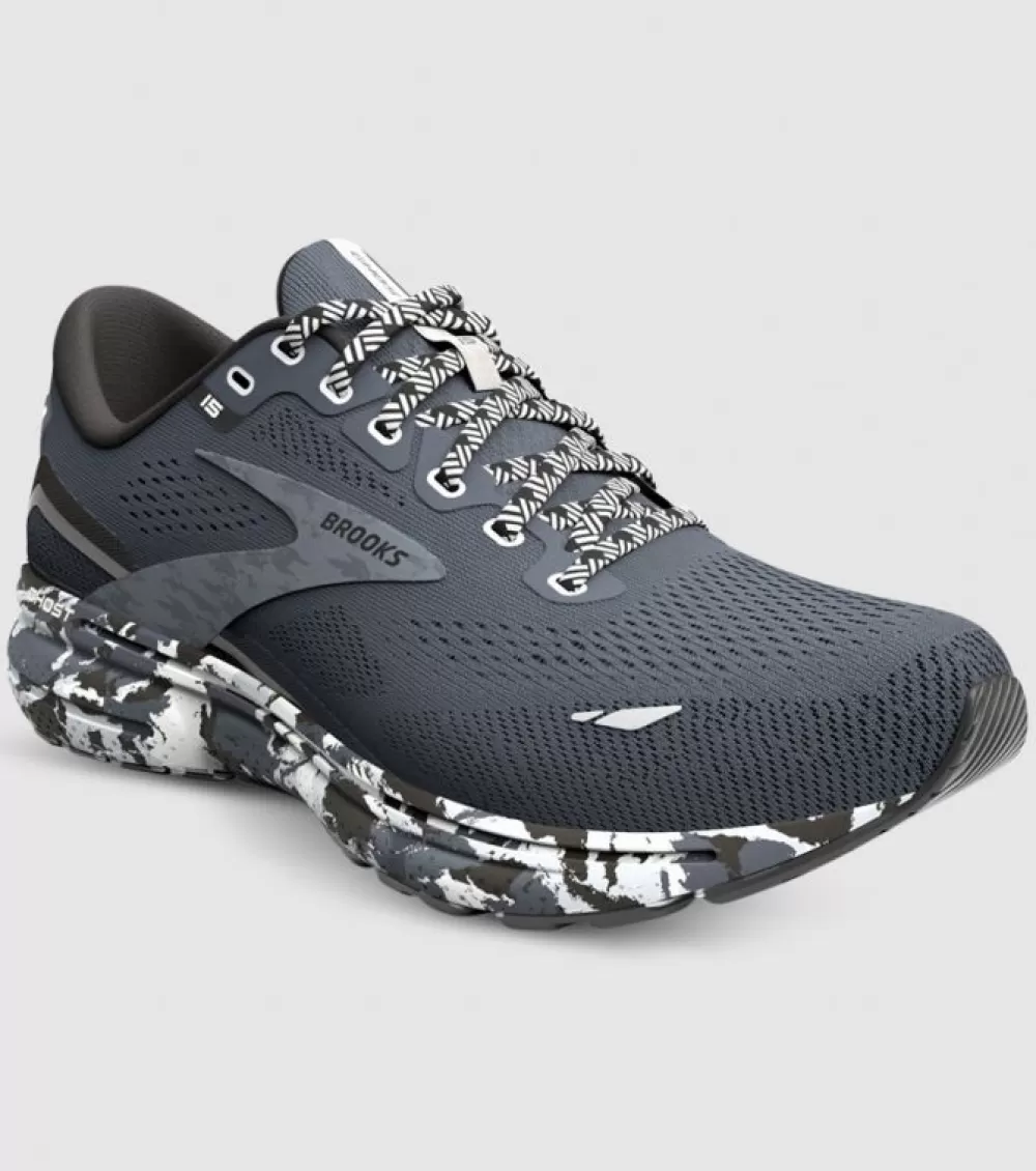 Cheap Brooks Ghost 15 Mens Ebony Black Oyster