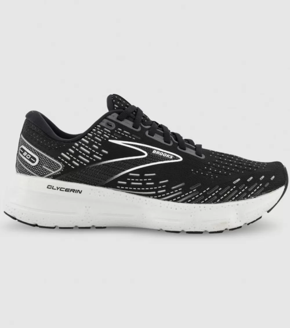 Flash Sale Brooks Glycerin 20 (D Wide) Womens Black White Alloy