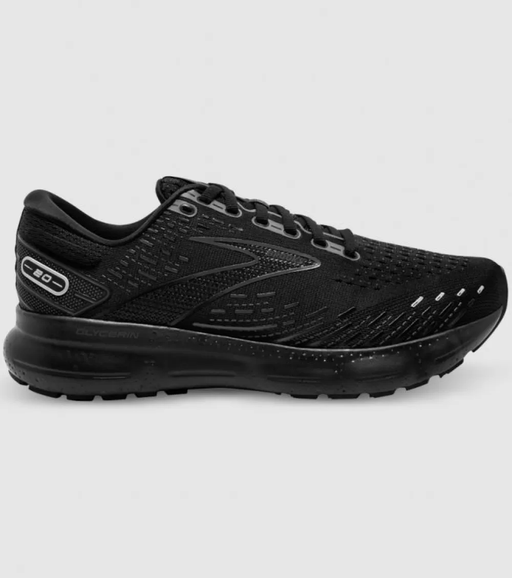 Fashion Brooks Glycerin 20 (D Wide) Womens Black Black Black