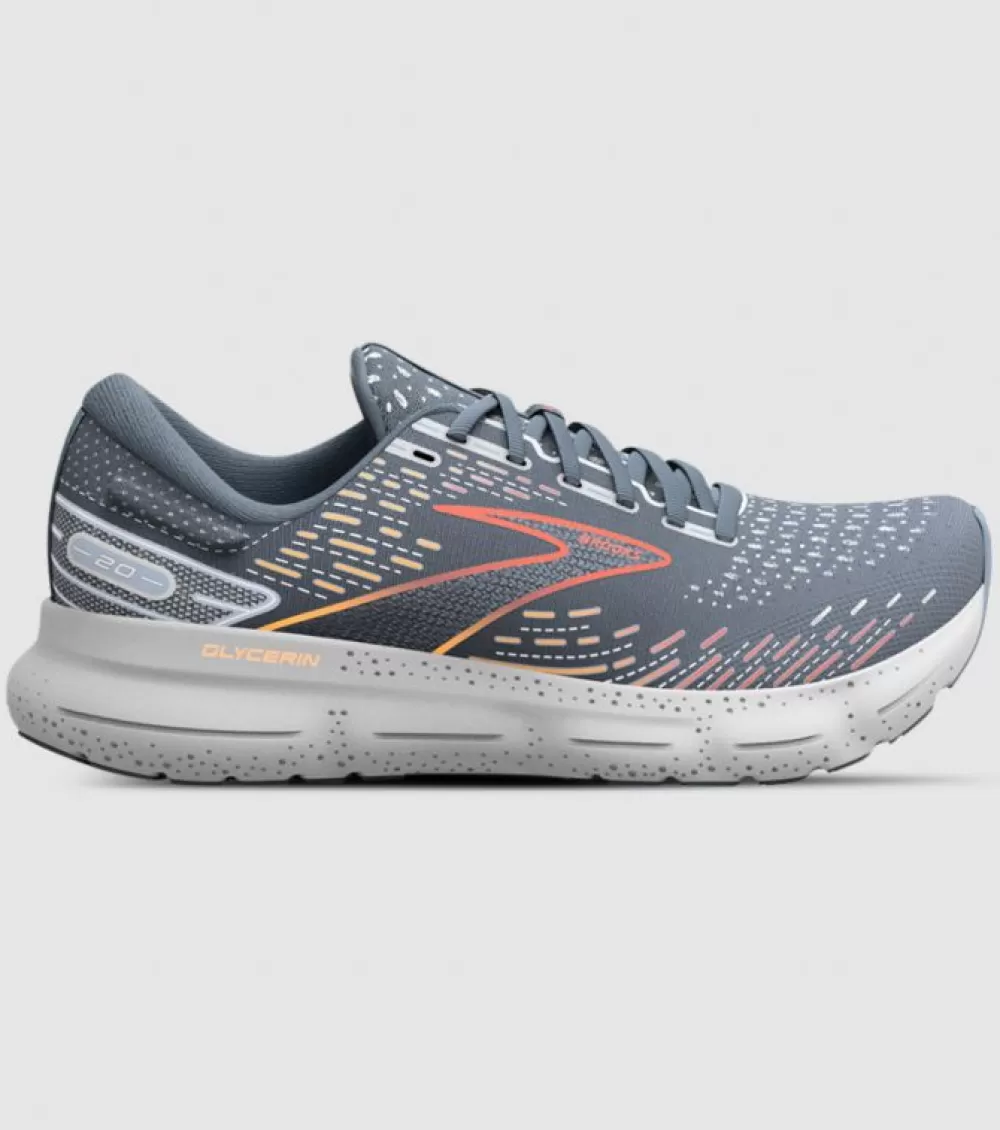 Cheap Brooks Glycerin 20 Mens Grey Chili Oil Orange