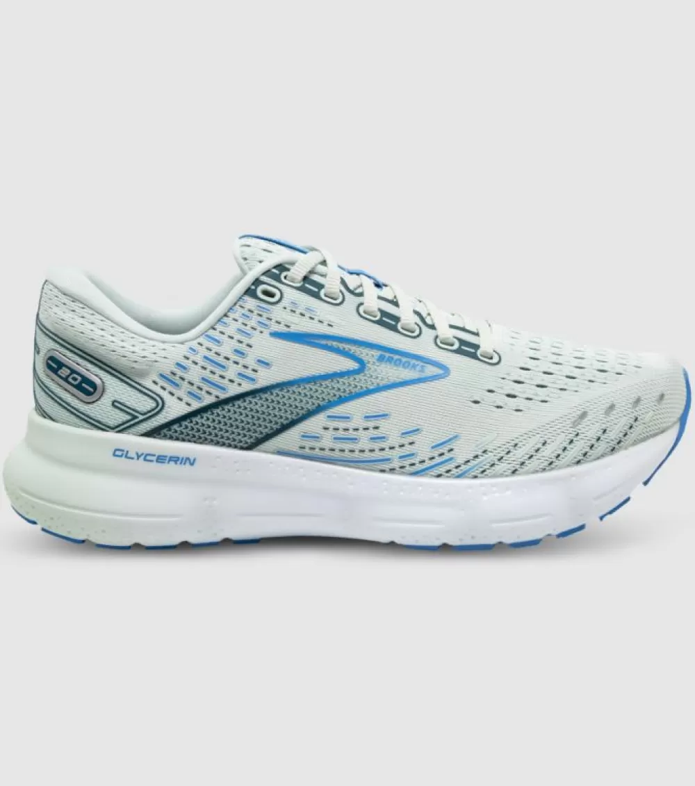 Fashion Brooks Glycerin 20 Womens Blue Glass Marina Blue