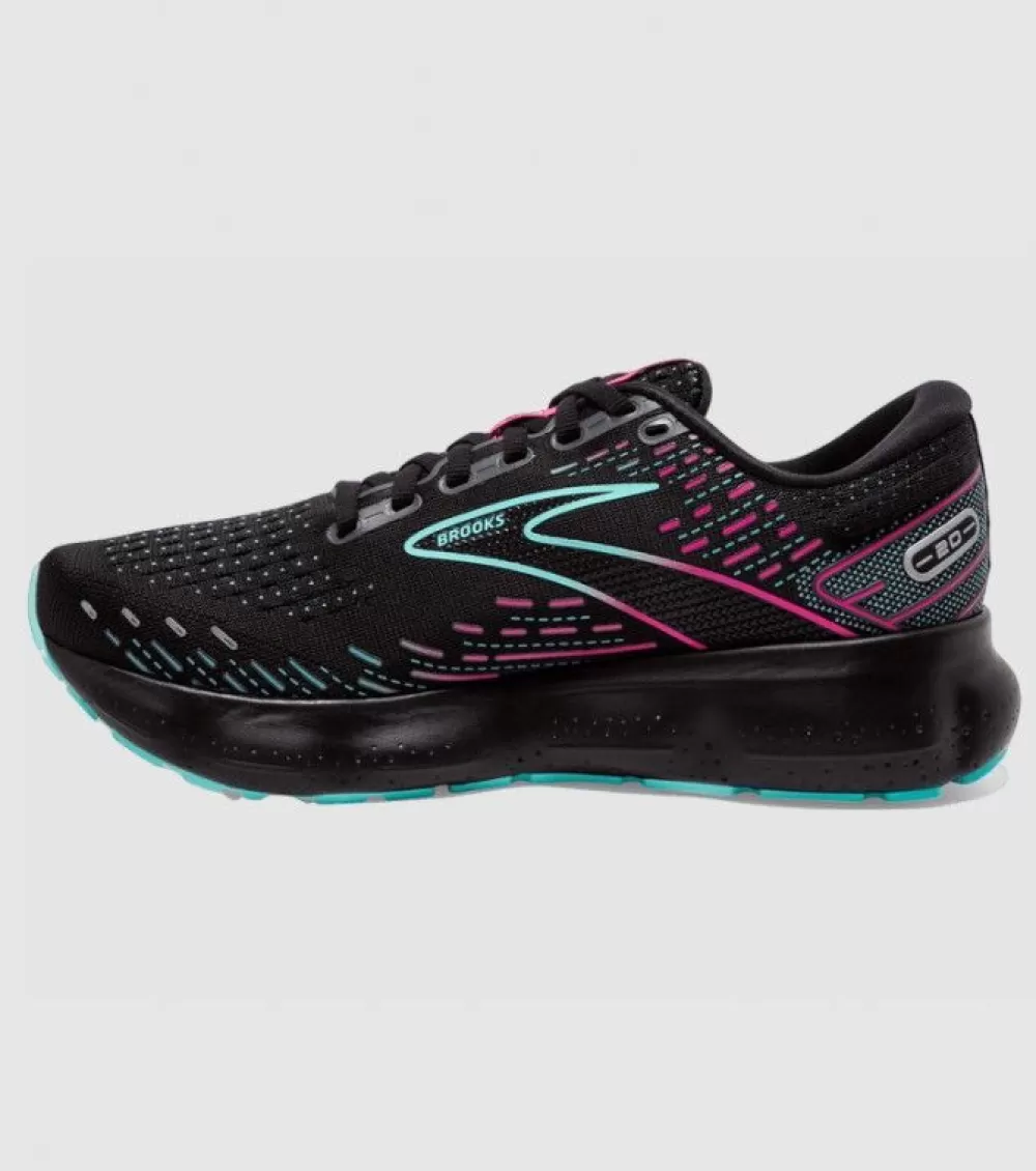 Cheap Brooks Glycerin 20 Womens Black Blue Light Pink