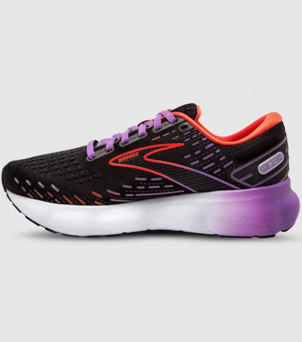 Flash Sale Brooks Glycerin 20 Womens Black Bellflower Fiesta