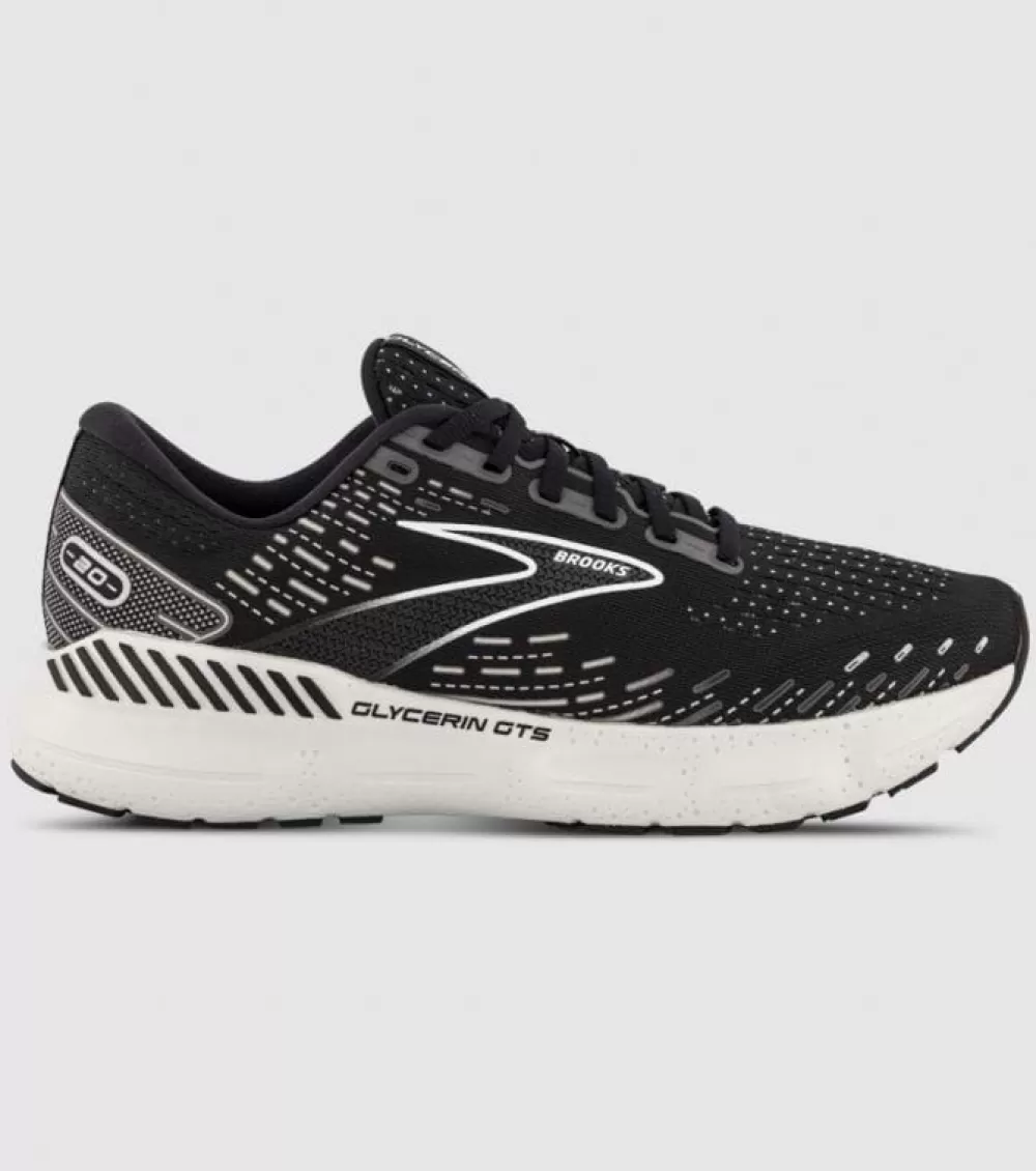 Fashion Brooks Glycerin Gts 20 Womens Black White Alloy